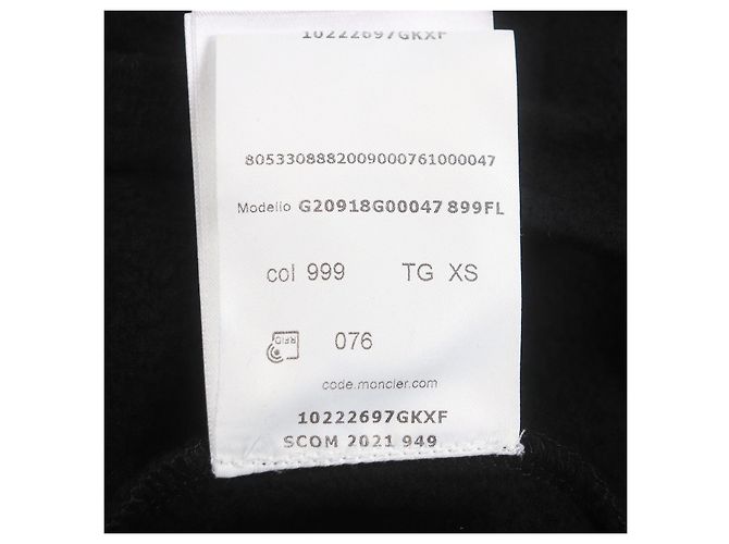 Chaqueta de algodón MAGLIA Moncler Negro - vista 10