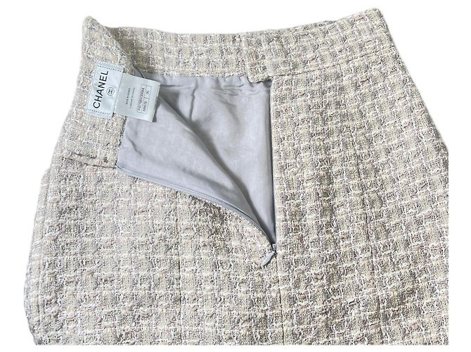 Timeless Chanel Tweed-Rock Beige - Ansicht 4