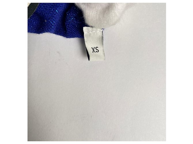 Calças de lã Lam com linha Web Interlocking G da Gucci Azul - vista 7