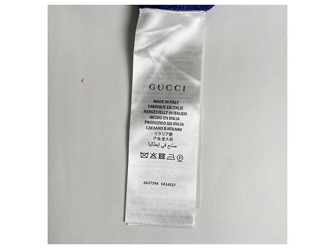 Calças de lã Lam com linha Web Interlocking G da Gucci Azul - vista 8