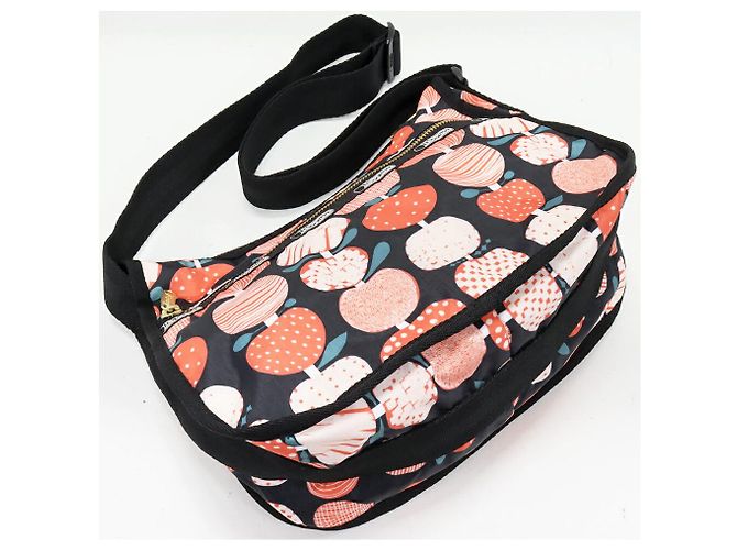 Autre Marque Borsa a spalla in nylon e poliestere Limited della collaborazione LeSportsac kippis Nero Rosso Multicolore - vista 3