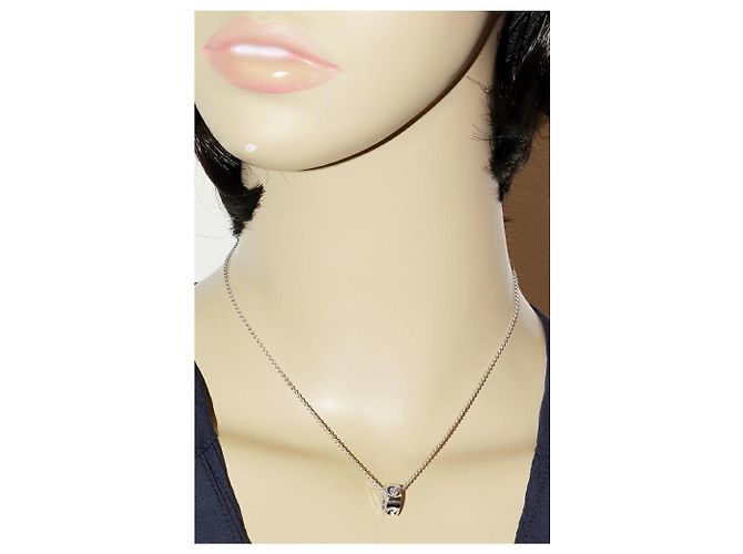 Collar de diamante Louis Vuitton Empreinte Au750 Edición Limitada Plata - vista 2