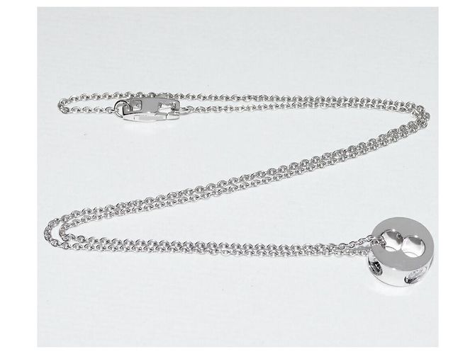 Collar de diamante Louis Vuitton Empreinte Au750 Edición Limitada Plata - vista 3