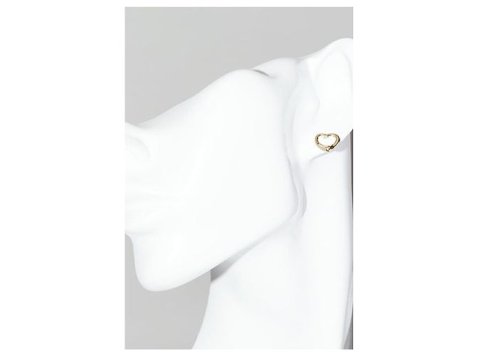 Orecchini Open Heart Au750 Elsa Peretti di Tiffany & Co. D'oro - vista 2