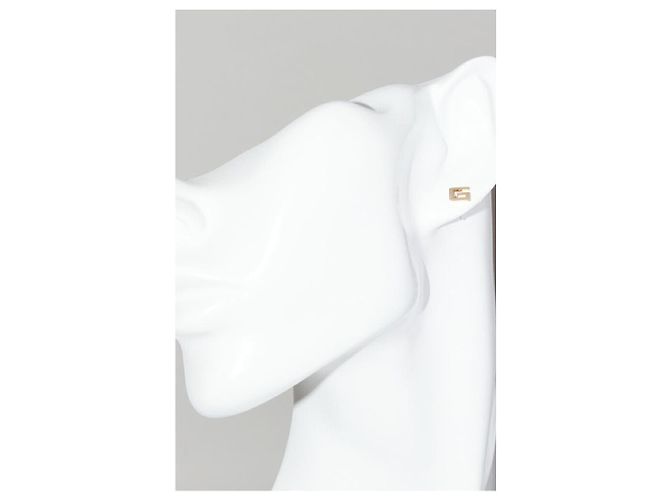 Orecchini Gucci G Logo Au750 D'oro - vista 2