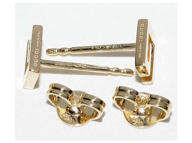 Orecchini Gucci G Logo Au750 D'oro - vista 4