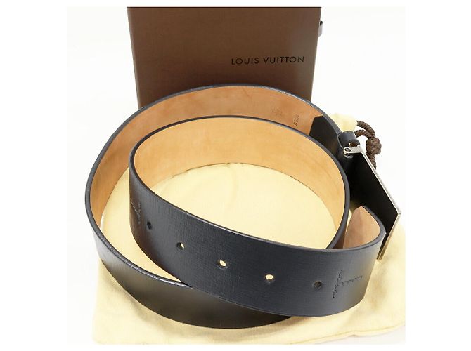 Abenteuer Alldoyes Gürtel von Louis Vuitton Braun Grau - Ansicht 2