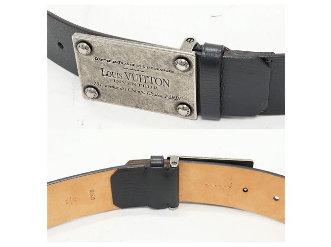 Abenteuer Alldoyes Gürtel von Louis Vuitton Braun Grau - Ansicht 4
