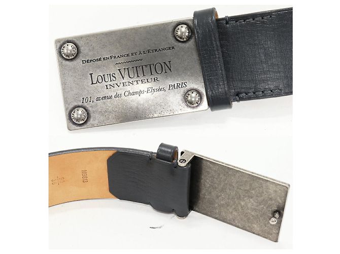Abenteuer Alldoyes Gürtel von Louis Vuitton Braun Grau - Ansicht 5