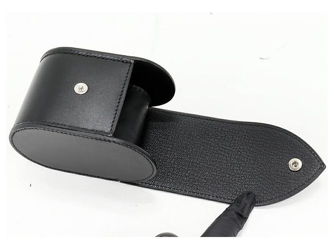 Hermès Hermes Official Watch Case Vau Taurillon Swift Watch Case Black - view 3
