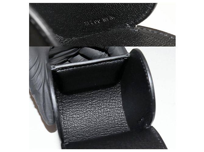 Hermès Hermes Official Watch Case Vau Taurillon Swift Watch Case Black - view 4