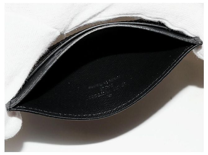 Estuche doble para tarjetas Monogram Eclipse Louis Vuitton M62170 Negro Gris - vista 3