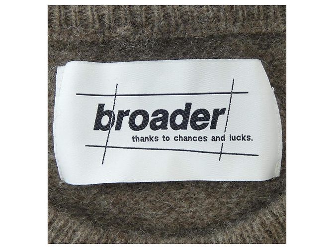 Autre Marque BROADER Yak-Strickware Braun - Ansicht 4