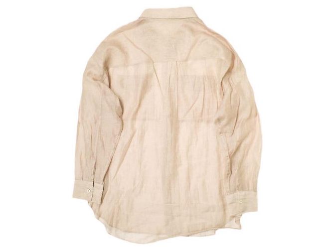 Autre Marque TRANSPARENTE MILITÄRSHIRT JOURNAL STANDARD 20SS Baumwoll-Polyester-Hemd Pink - Ansicht 2