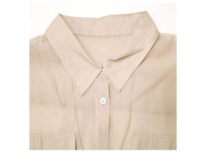 Autre Marque TRANSPARENTE MILITÄRSHIRT JOURNAL STANDARD 20SS Baumwoll-Polyester-Hemd Pink - Ansicht 4