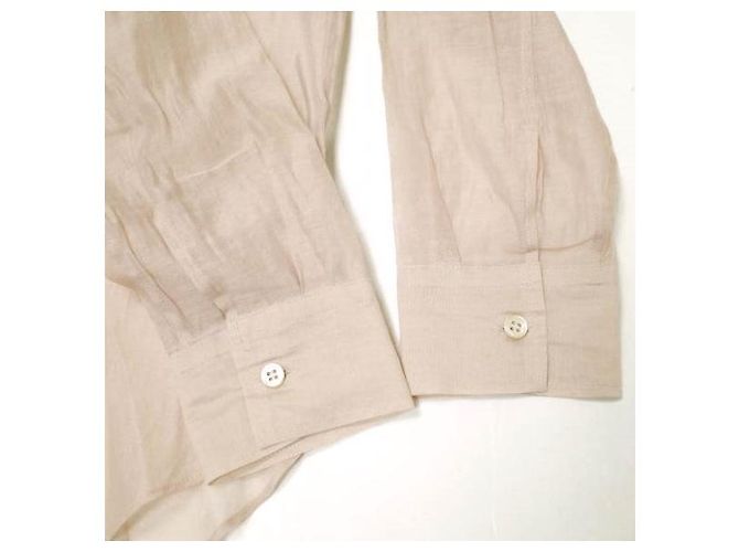 Autre Marque TRANSPARENTE MILITÄRSHIRT JOURNAL STANDARD 20SS Baumwoll-Polyester-Hemd Pink - Ansicht 5
