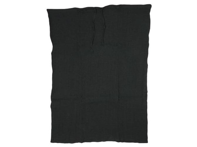 Autre Marque FALDA MAX BASERANGE Falda larga de lino arrugado Negro - vista 3
