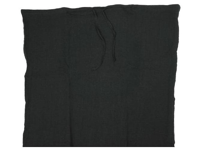 Autre Marque FALDA MAX BASERANGE Falda larga de lino arrugado Negro - vista 6