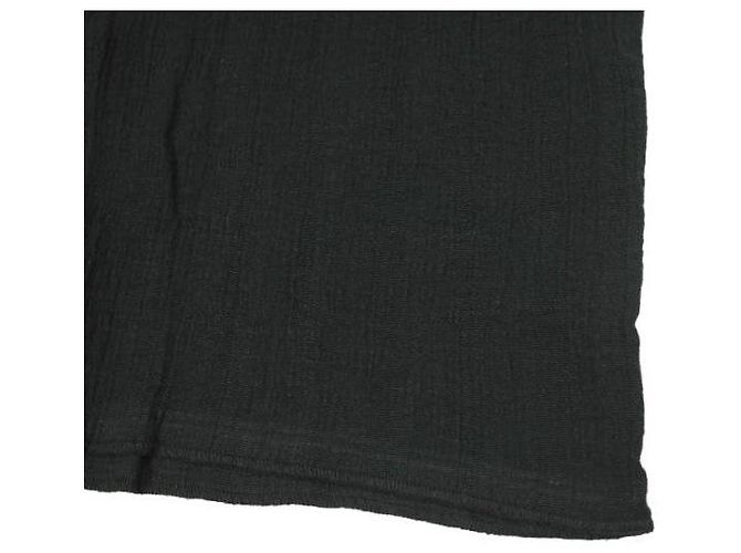 Autre Marque FALDA MAX BASERANGE Falda larga de lino arrugado Negro - vista 7