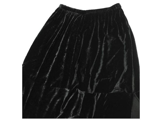 Autre Marque Falda OLIN de Terciopelo Baserange Negro - vista 6