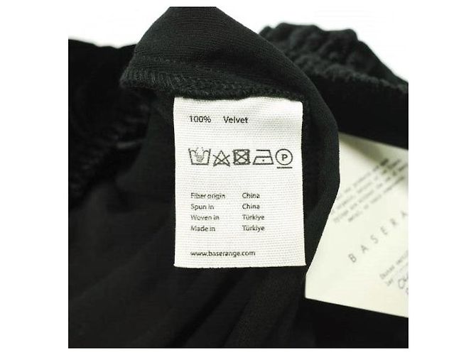 Autre Marque Falda OLIN de Terciopelo Baserange Negro - vista 9
