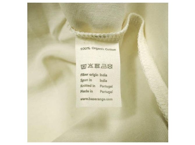 Autre Marque BASERANGE HARBOUR LANGARM-TEE Langarm-T-Shirt aus Bio-Baumwolle Beige - Ansicht 11