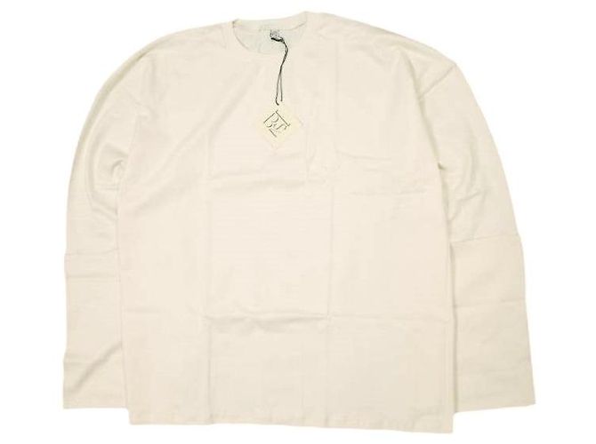 Autre Marque BASERANGE HARBOUR LANGARM-TEE Langarm-T-Shirt aus Bio-Baumwolle Beige - Ansicht 2