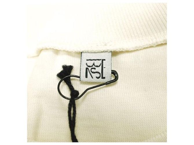 Autre Marque BASERANGE HARBOUR LANGARM-TEE Langarm-T-Shirt aus Bio-Baumwolle Beige - Ansicht 7