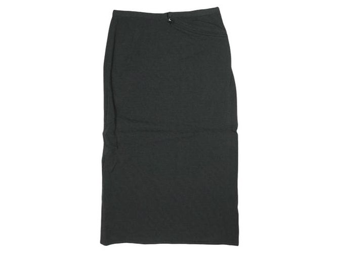 Autre Marque Falda de mezcla de rayón N°21 23SW-C041-7534 Negro - vista 2