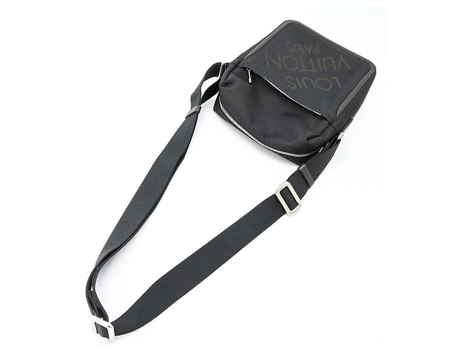 Borsa a Spalla Louis Vuitton Damier Geant Citadin MM Nero - vista 13