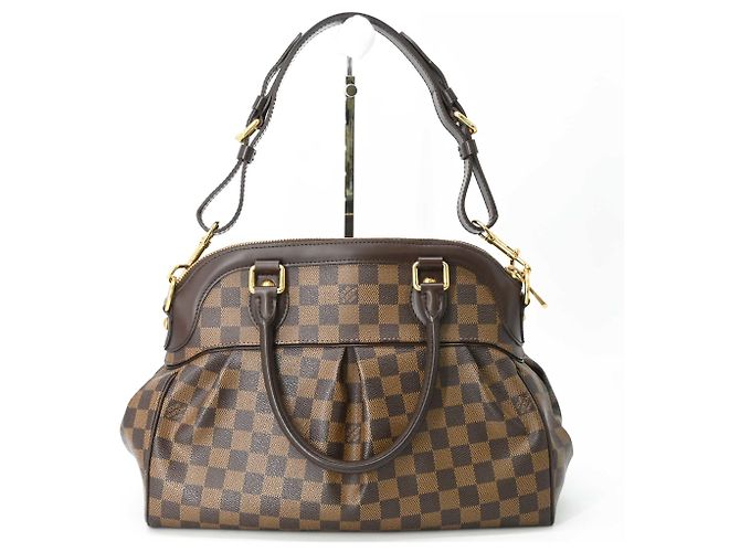 Borsa a spalla Louis Vuitton Trevi GM in Damier Ebène Marrone Damier ebene - vista 2