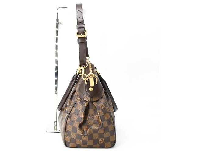 Borsa a spalla Louis Vuitton Trevi GM in Damier Ebène Marrone Damier ebene - vista 4