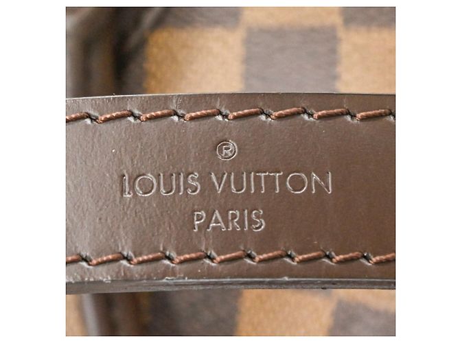 Borsa a spalla Louis Vuitton Trevi GM in Damier Ebène Marrone Damier ebene - vista 8