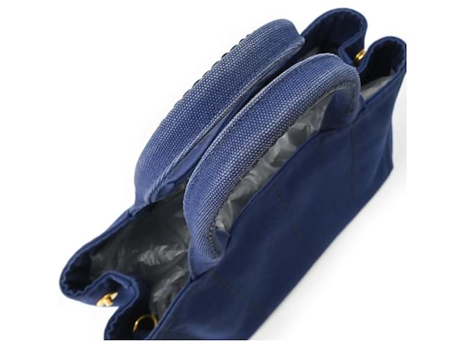 Prada Canapa Tote Tasche Blau - Ansicht 10