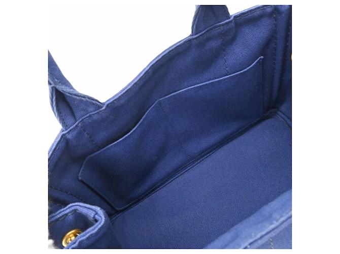 Prada Canapa Tote Tasche Blau - Ansicht 15