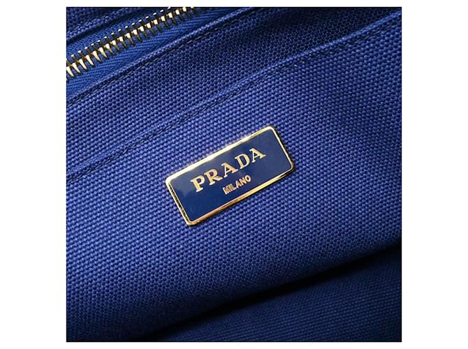 Prada Canapa Tote Tasche Blau - Ansicht 16