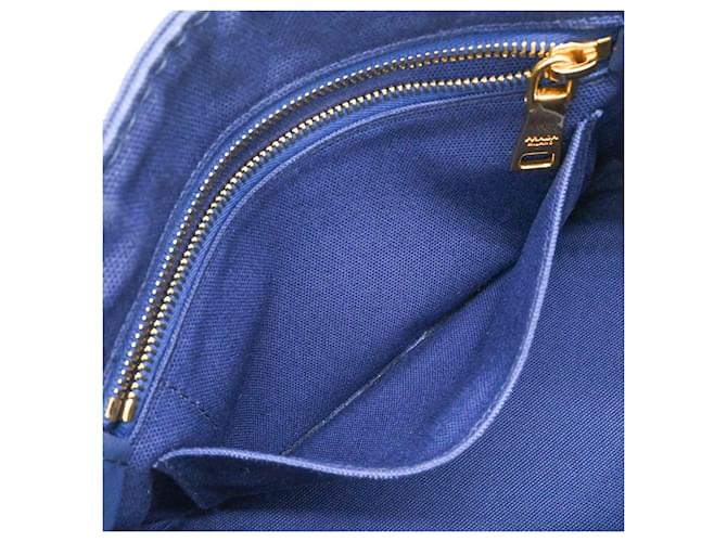Prada Canapa Tote Tasche Blau - Ansicht 18