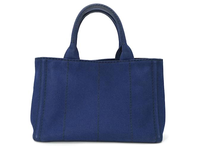 Prada Canapa Tote Tasche Blau - Ansicht 3