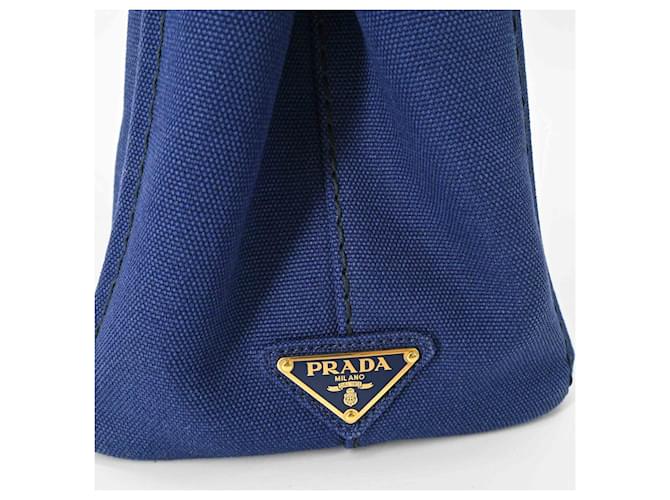 Prada Canapa Tote Tasche Blau - Ansicht 7