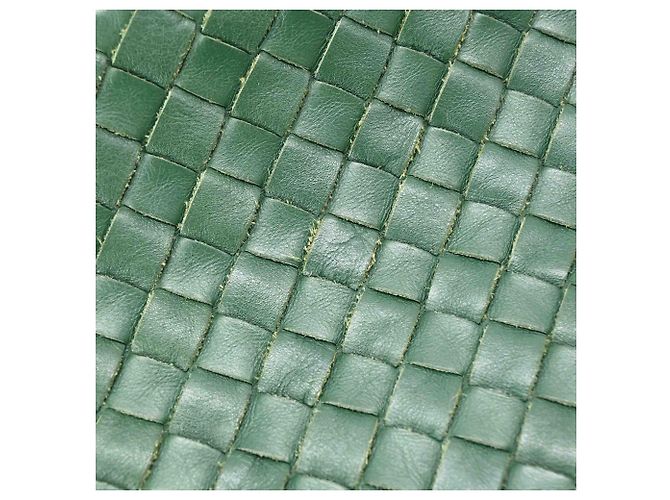 Borsa a Spalla Verde Intrecciato di Bottega Veneta - vista 11