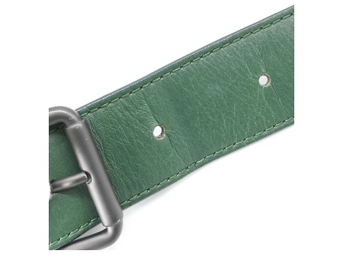 Borsa a Spalla Verde Intrecciato di Bottega Veneta - vista 14