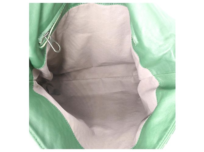 Borsa a Spalla Verde Intrecciato di Bottega Veneta - vista 7