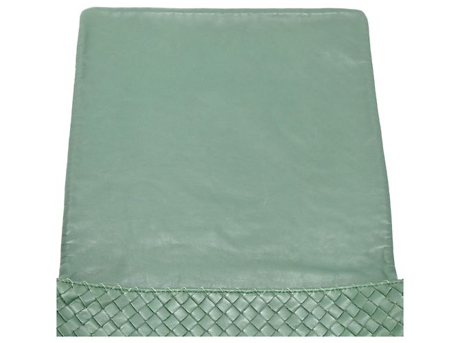 Borsa a Spalla Verde Intrecciato di Bottega Veneta - vista 9