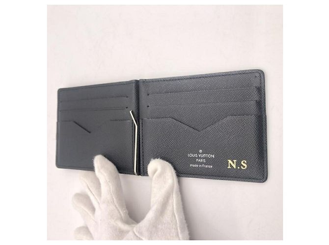 Portafoglio Pince Taiga Louis Vuitton Nero - vista 3