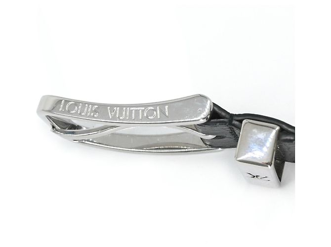Louis Vuitton Gürtel Pont Neuf aus Taurillon-Leder Schwarz - Ansicht 5