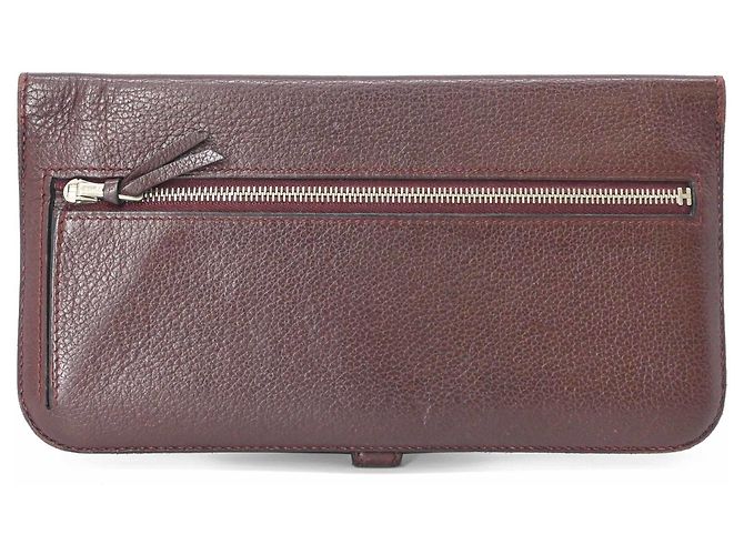 Hermès Cartera Larga Dogon HERMES Castaño - vista 2