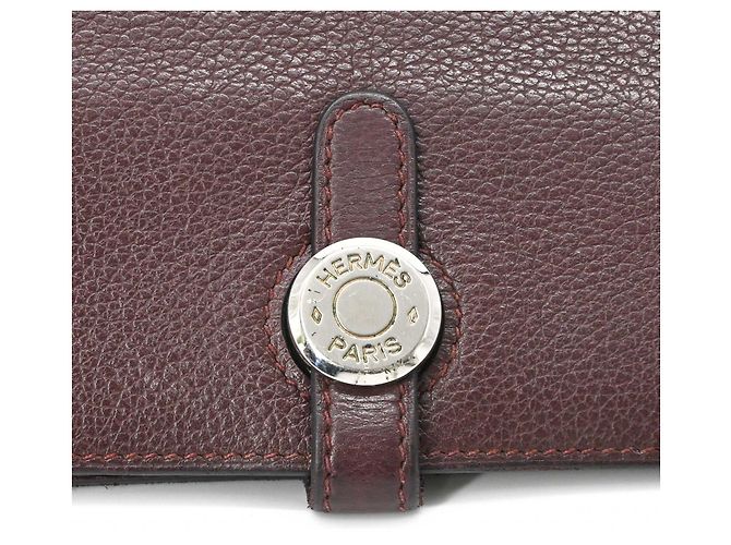 Hermès Cartera Larga Dogon HERMES Castaño - vista 5