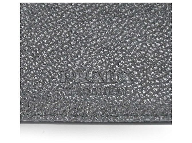 Funda para pasaporte Prada en Saffiano Negro - vista 6