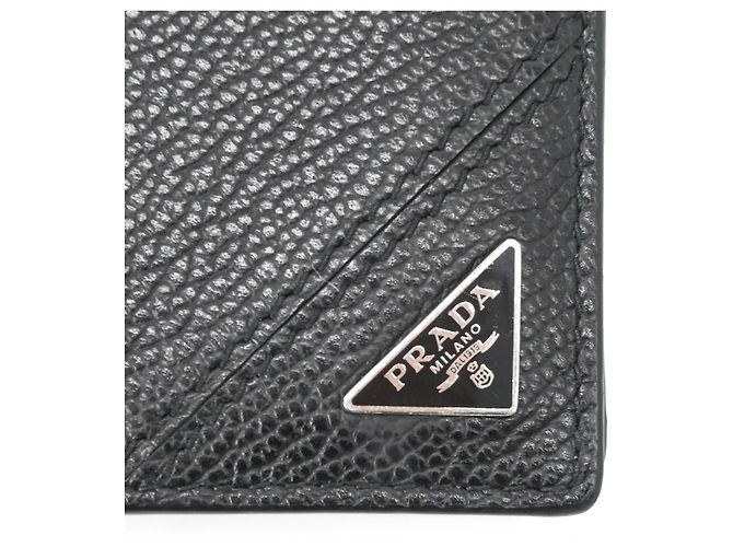 Funda para pasaporte Prada en Saffiano Negro - vista 9