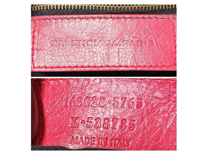 Balenciaga Agneau Classic Hardware City Kardinalrot Pink - Ansicht 2